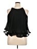 VIVID Black Sleeveless Blouse Size XL - photo 2