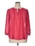 Elle Pink 3/4 Sleeve Blouse Size XL - photo 1