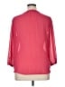 Elle Pink 3/4 Sleeve Blouse Size XL - photo 2