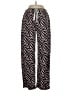 Bluestar Ladies 100% Polyester Animal Print Black Casual Pants Size S - photo 1