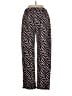 Bluestar Ladies 100% Polyester Animal Print Black Casual Pants Size S - photo 2