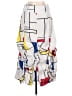 Heart Graphic White Casual Skirt Size 6 - photo 2