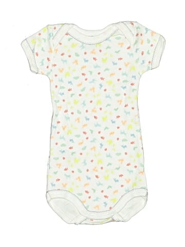 Petit Bateau Short Sleeve Onesie (view 1)