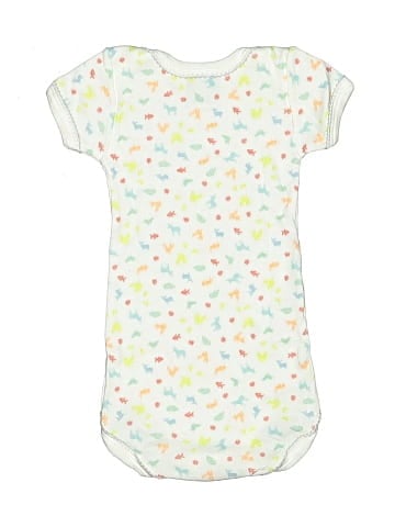 Petit Bateau Short Sleeve Onesie (view 2)