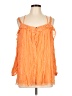 Floreat 100% Lyocell Orange Sleeveless Blouse Size L - photo 1