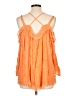 Floreat 100% Lyocell Orange Sleeveless Blouse Size L - photo 2