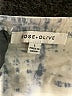 Rose + Olive 100% Rayon Ivory Short Sleeve Blouse Size L - photo 7
