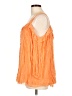 Floreat 100% Lyocell Orange Sleeveless Blouse Size L - photo 5
