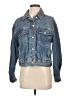 Topshop 100% Cotton Blue Denim Jacket Size 2 - photo 1