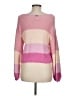 Billabong 100% Cotton Color Block Pink Pullover Sweater Size M - photo 2