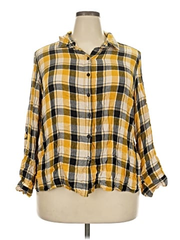 Zac & Rachel 3/4 Sleeve Button-Down Shirt (view 1)