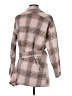 Fate Plaid Brown Coat Size S - photo 2