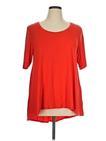 Joan Vass Short Sleeve Top (view 1)