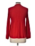 Alfani 100% Polyester Red Long Sleeve Blouse Size 10 Petite - photo 2