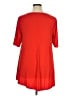 Joan Vass Red Short Sleeve Top Size XL - photo 2