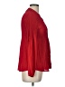 Alfani 100% Polyester Red Long Sleeve Blouse Size 10 Petite - photo 4