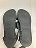 Eileen Fisher 100% Leather Solid Black Sandals Size 7 1/2 - photo 4