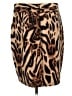 Grace Elements Animal Print Brown Casual Skirt Size L - photo 2
