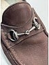 Gucci Brown Suede Loafers Size 7 - photo 5