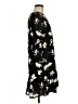 Halogen 100% Polyester Print Black Casual Dress Size M - photo 4