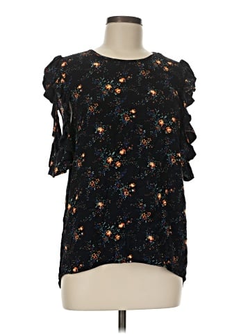 Sandro Short Sleeve Blouse (view 1)