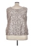 R&M Richards Silver Sleeveless Blouse Size 24 - photo 2