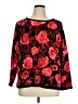 C.D. Daniels 100% Acrylic Floral Red Pullover Sweater Size 1X - photo 1