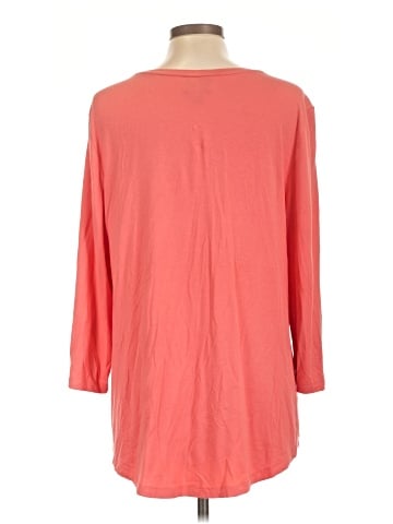 JM Collection 3/4 Sleeve T-Shirt (view 2)