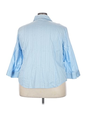 Rafaella 3/4 Sleeve Button-Down Shirt (view 2)