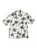 Zara Tropical White Short Sleeve Button-Down Shirt Size 13 - 14 - photo 1