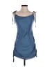 Glassons 100% Polyester Blue Casual Dress Size 10 - photo 1