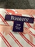 Roaman's Hearts Orange 3/4 Sleeve Button-Down Shirt Size 20 - photo 7