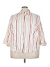 Rafaella 100% Polyester Stripes Ivory 3/4 Sleeve Blouse Size 22 - photo 1
