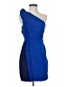 Sandro 100% Polyester Color Block Blue Cocktail Dress Size Sm (1) - photo 1
