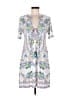 Hale Bob Paisley White Casual Dress Size M - photo 1