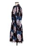 Ann Taylor 100% Polyester Print Brown Casual Dress Size M - photo 5