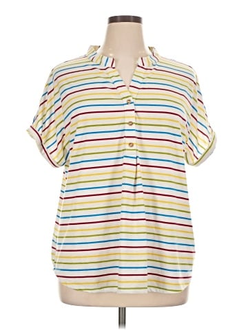 Notations Short Sleeve Henley (view 1)