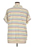 Notations Ivory Short Sleeve Henley Size 1X - photo 2