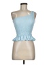 Gaze Blue Sleeveless Top Size M - photo 1