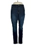 Liz Claiborne Solid Blue Jeans Size 16 - photo 1