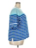 Ruby Rd. Stripes Blue 3/4 Sleeve T-Shirt Size 2X - photo 4