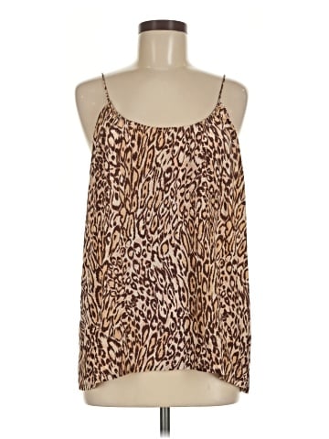 Tucker Sleeveless Silk Top (view 1)