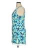 Logo Layers Blue Cocktail Dress Size XL - photo 5