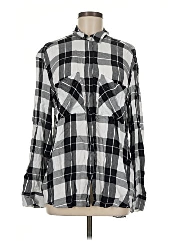 Express Long Sleeve Button-Down Shirt (view 1)