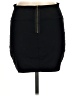 Bebe Solid Black Casual Skirt Size M - photo 2