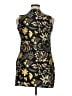 White Mark Black Sleeveless Blouse Size XL - photo 2