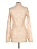 Moda International Tan Long Sleeve Top Size L - photo 2