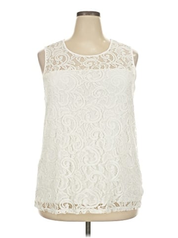 Adrianna Papell Sleeveless Blouse (view 1)