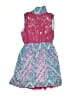 Knit Works 100% Polyester Paisley Blue Dress Size 16 - photo 2
