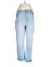 Halara Chevron-herringbone Blue Jeans Size M - photo 1
